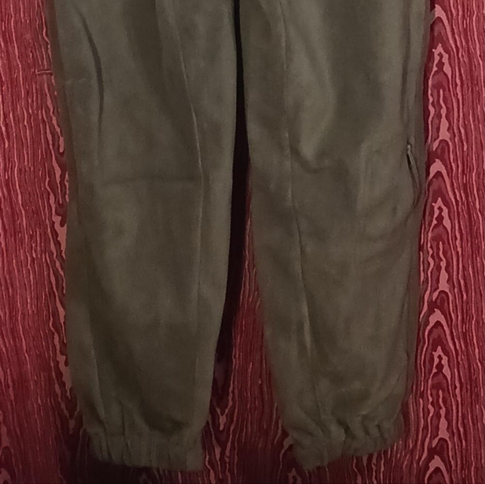 Olive Green Zip Overalls/Bib Size Small - Picture 6 of 14